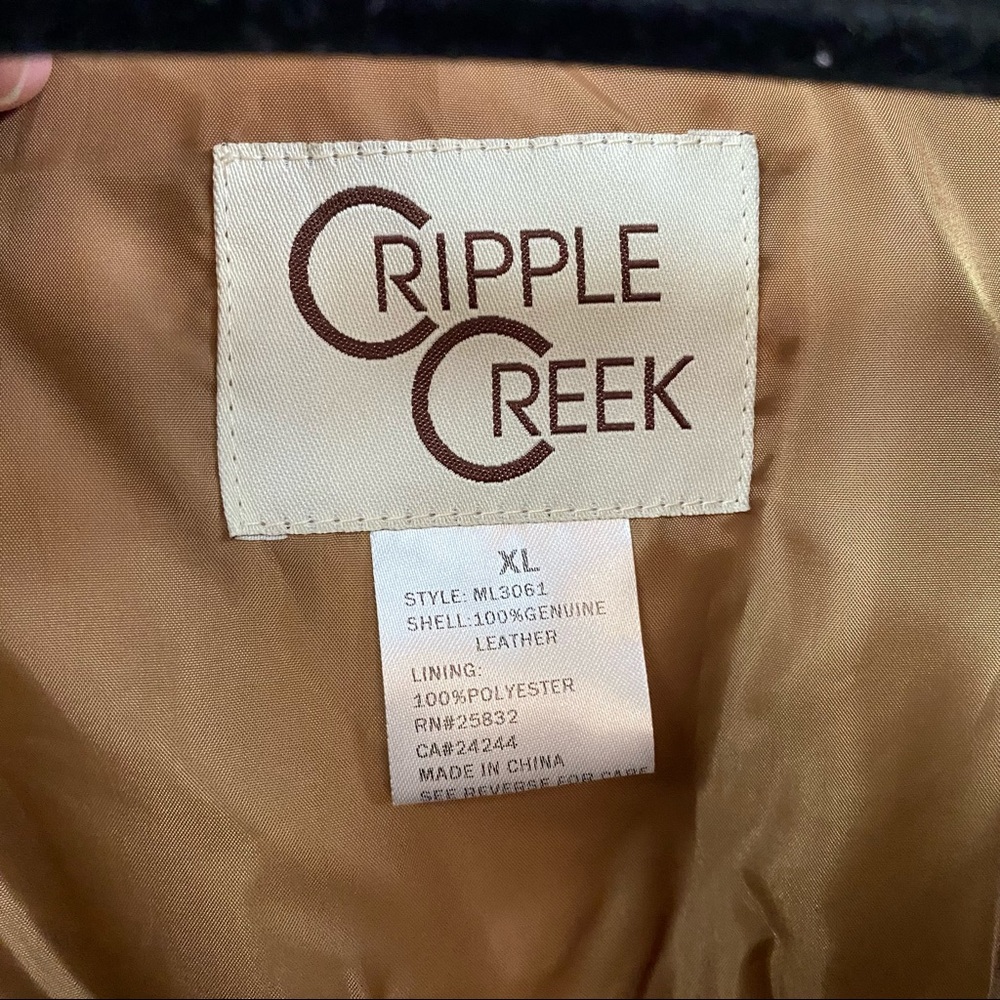 Cripple Creek Suede Leather Western Vest - Picture 6 of 16